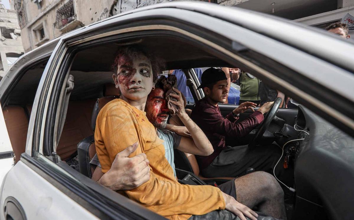 Multiple Palestinians were killed or wounded in Israeli strikes on the Jabalia area in northern Gaza.